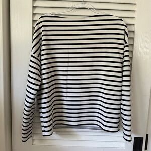 spanx AirEssentials striped boat neck top